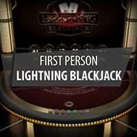 First Person Lightning Blackjack (Evolution)